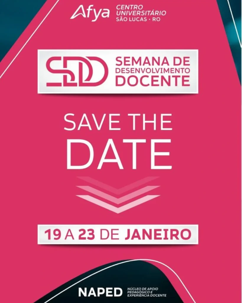 Semana de Desenvolvimento Docente 2026. 1