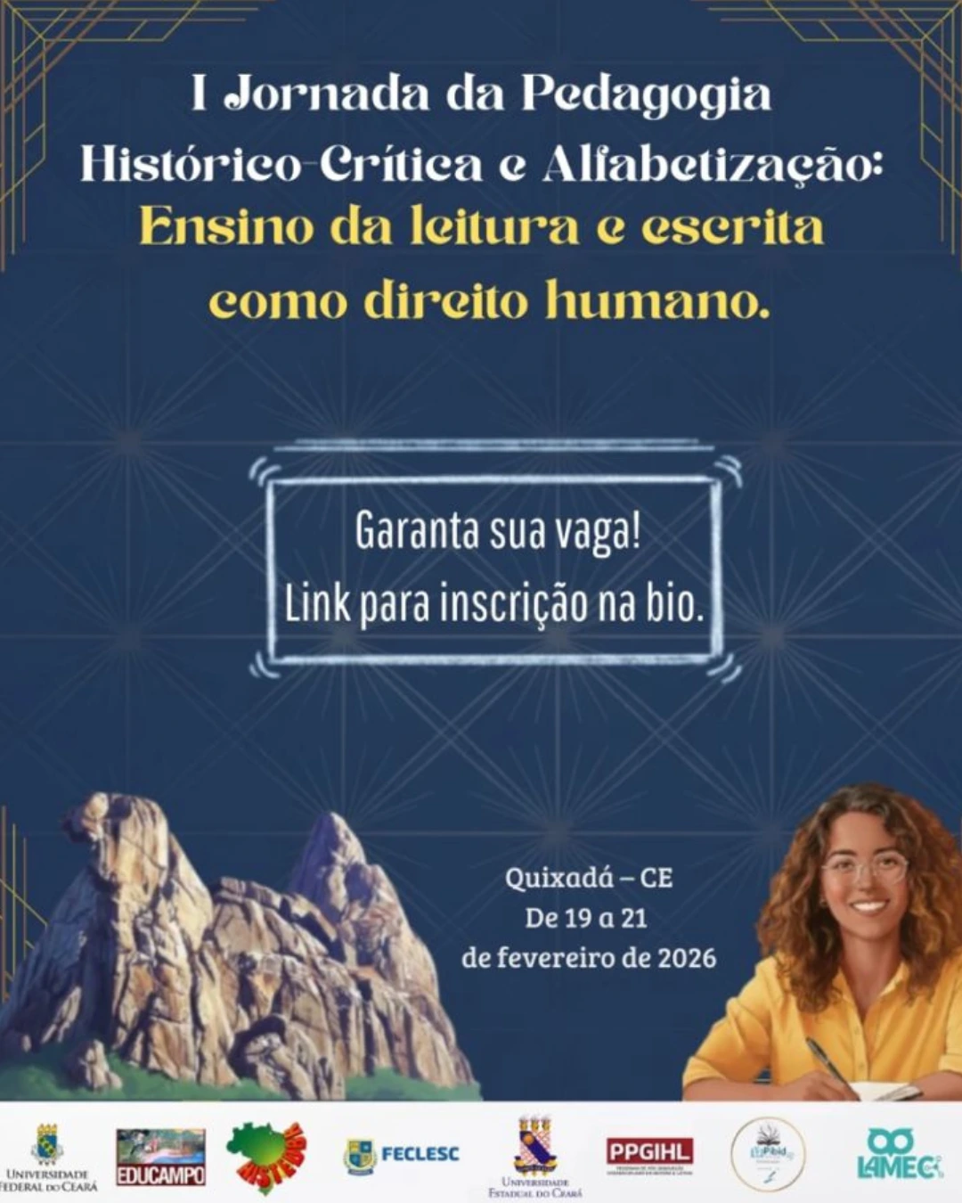 1ª Jornada da Pedagogia Histórico-Crítica e Alfabetização: leitura e a escrita como Direito Humano