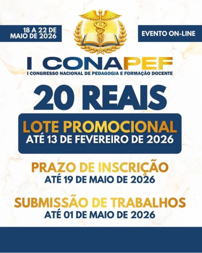 I Congresso Nacional de Pedagogia e Formação Docente